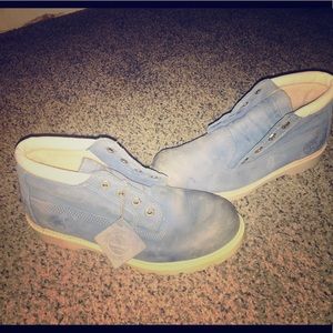Timberland boots (blue/white)
